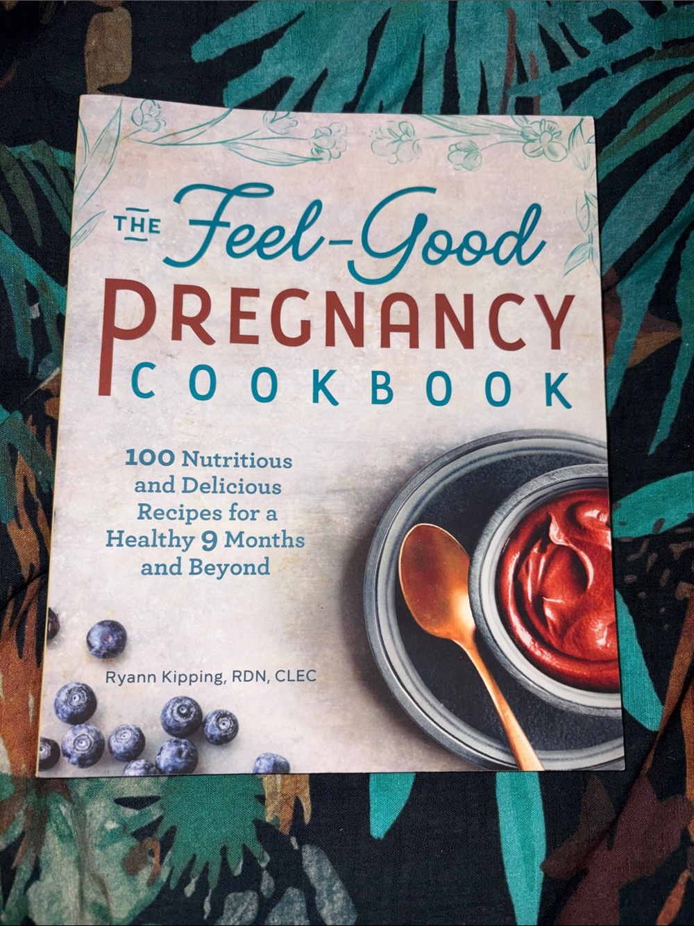 The Feel-Good Pregnancy Cookbook by Ryann Kipping - Cream & Teal